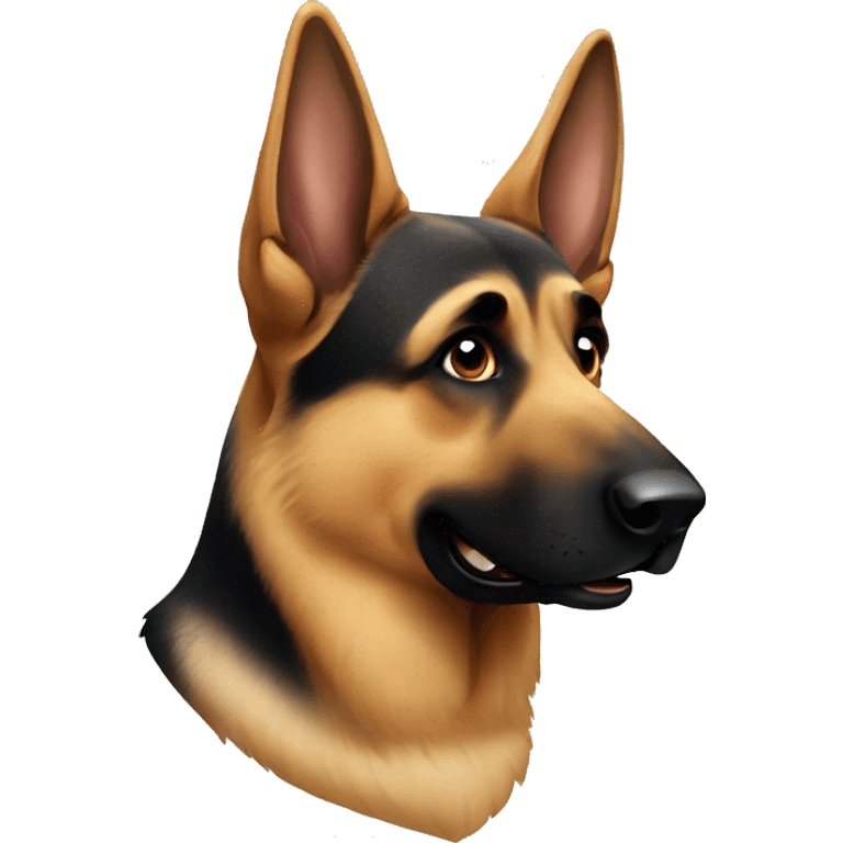 german shepherd  emoji