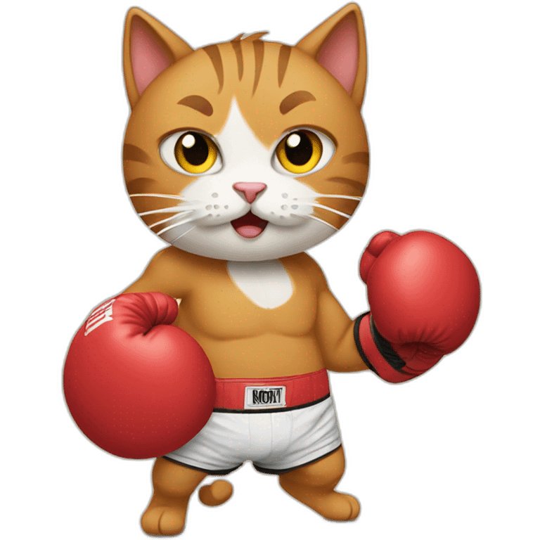 boxing cat emoji