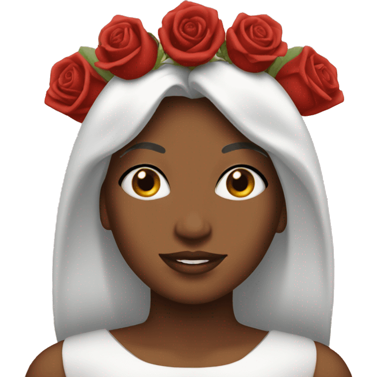 Rose queen emoji