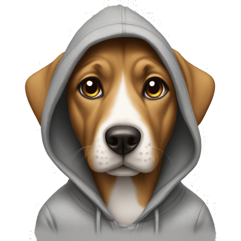 dog with hoodie emoji