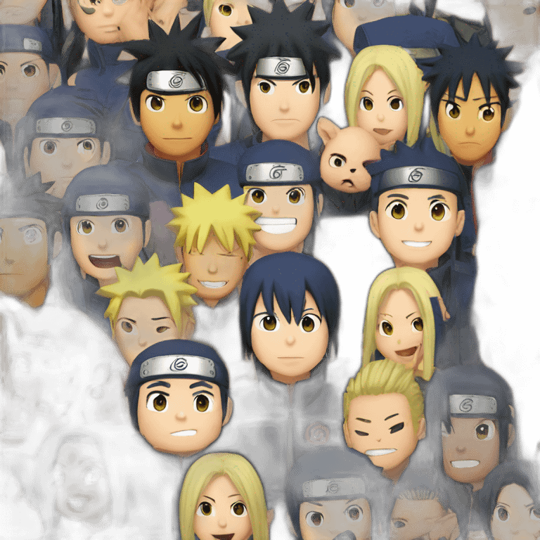 Naruto avec sasuké emoji