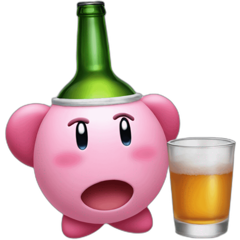 Kirby alcool emoji