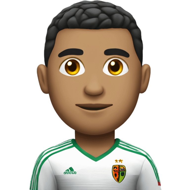 ronaldo wearing the ghana football jersey emoji