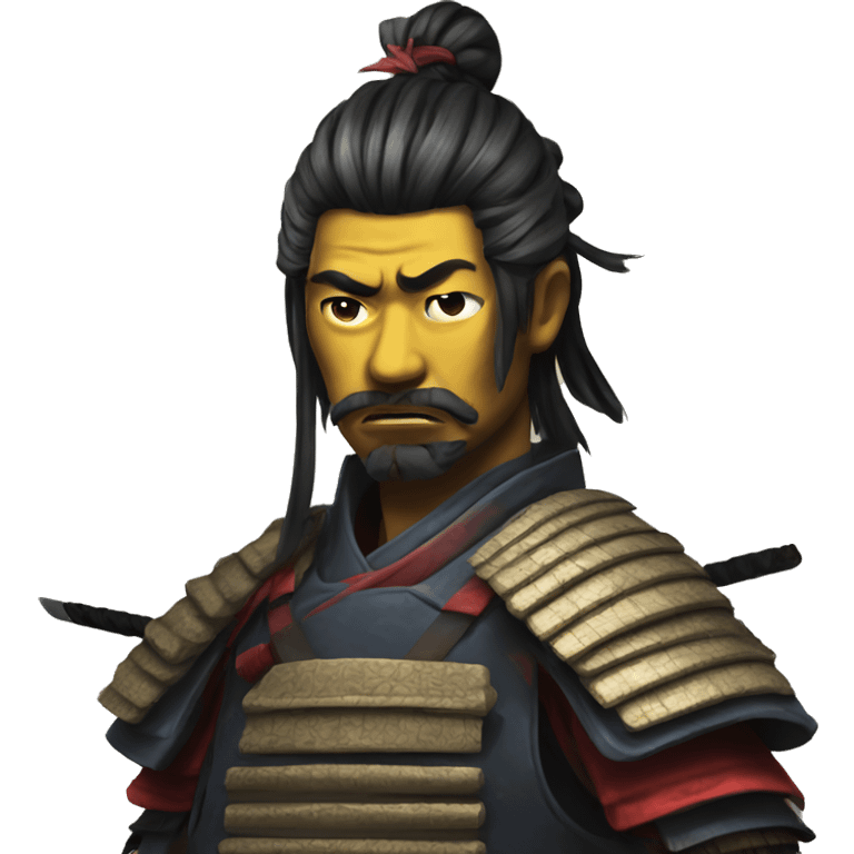 Apocalyptic Samurai Portrait emoji