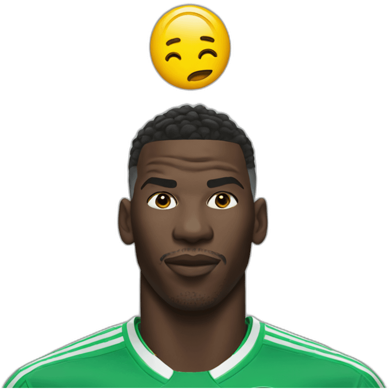 iPhone in head pogba emoji