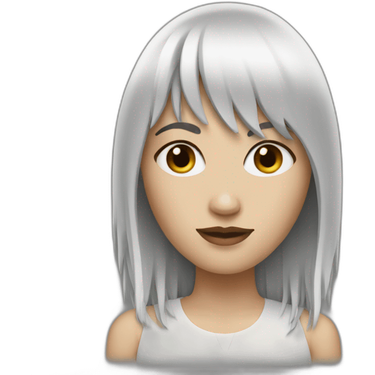 white-woman-with-black-hair-fringe emoji