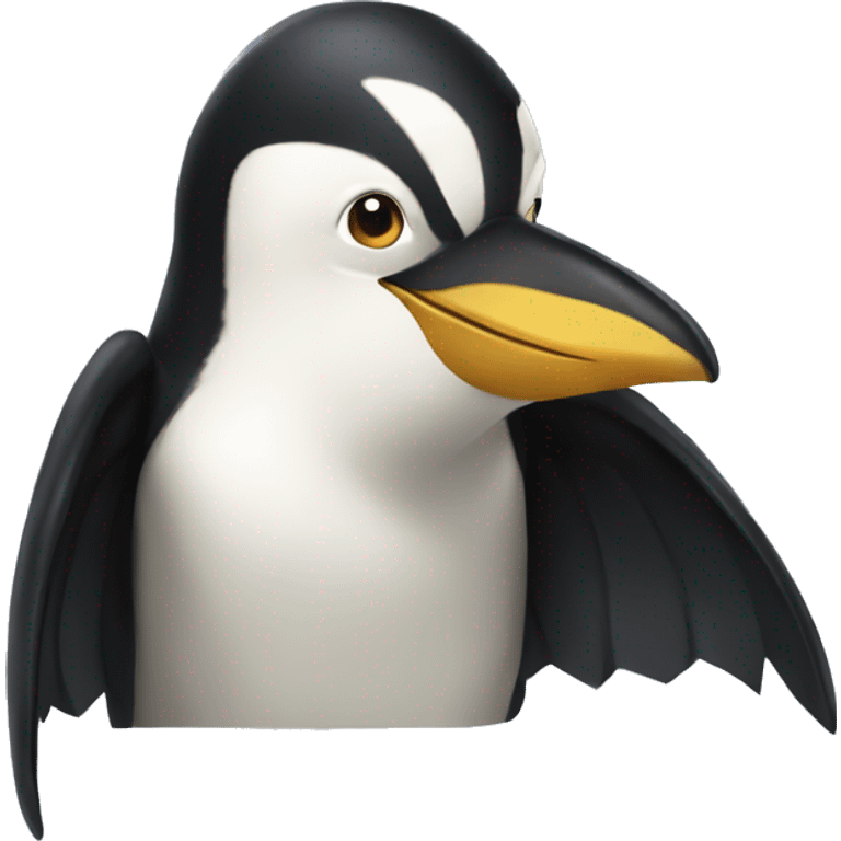 pengin süper hero emoji