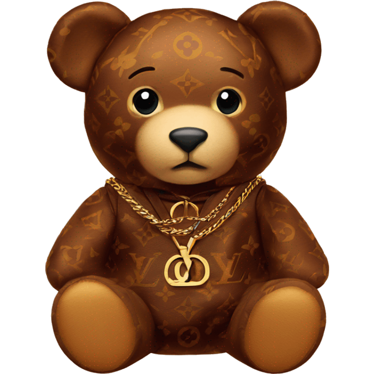 Louis Vuitton Teddy emoji