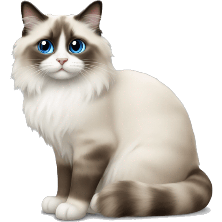 A ragdoll cat emoji