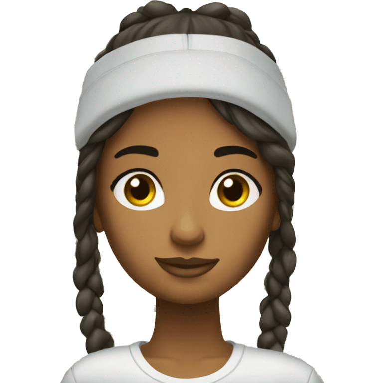 Girl on a white Range Rover sport emoji