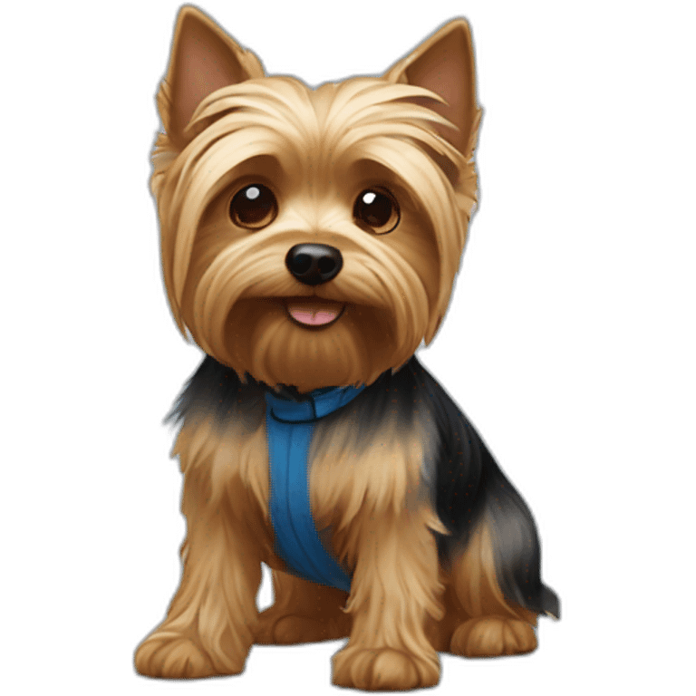 one dwarf yorshire terrier emoji