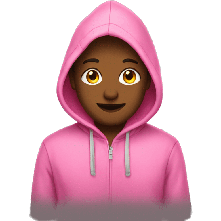 Pink hoodie emoji