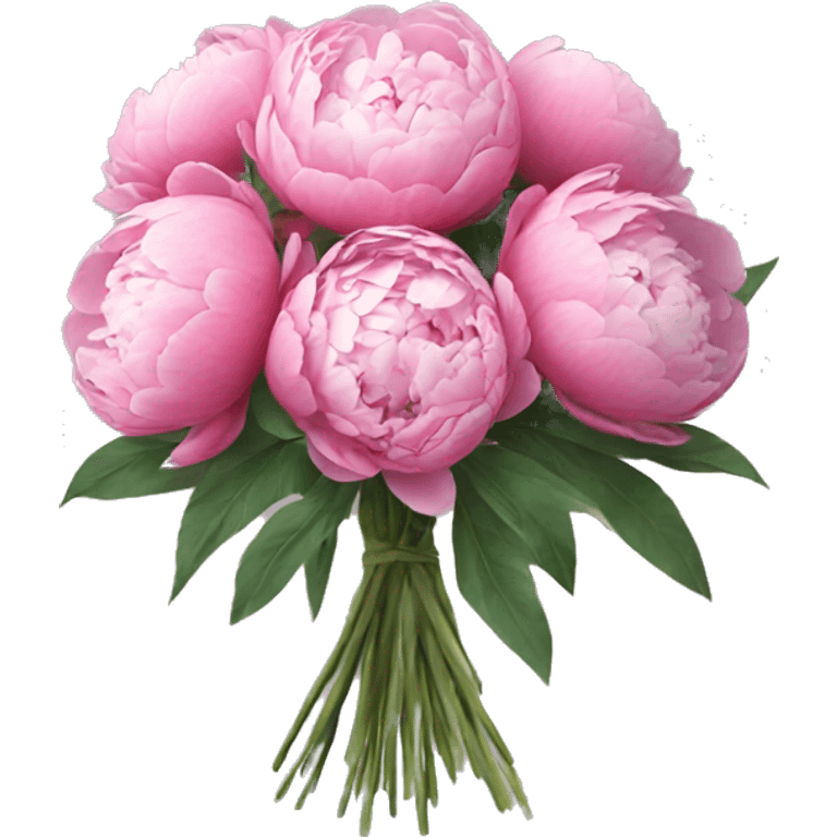 bouquet of peonies emoji