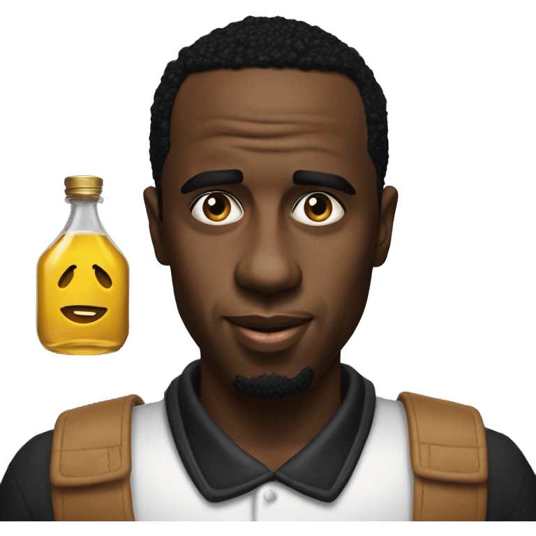 P diddy with oil emoji