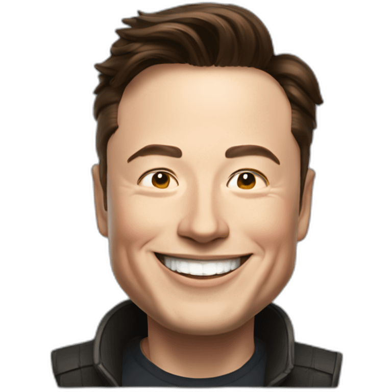 elon musk smiling emoji