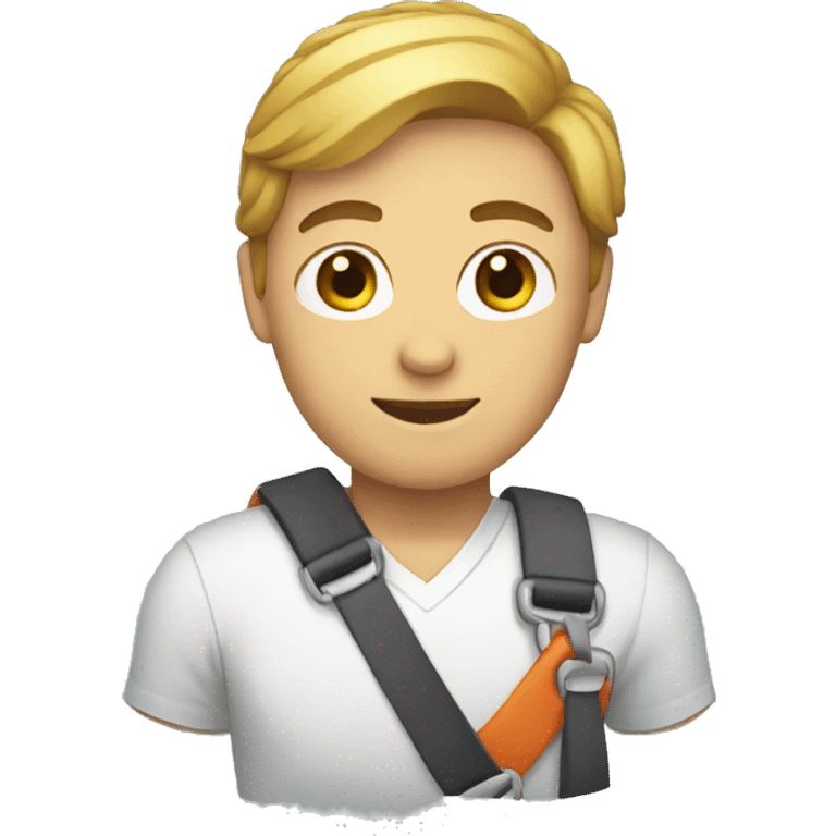 person with arm in a sling emoji