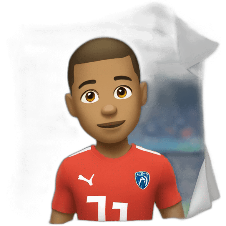 mbappe qui fais caca emoji