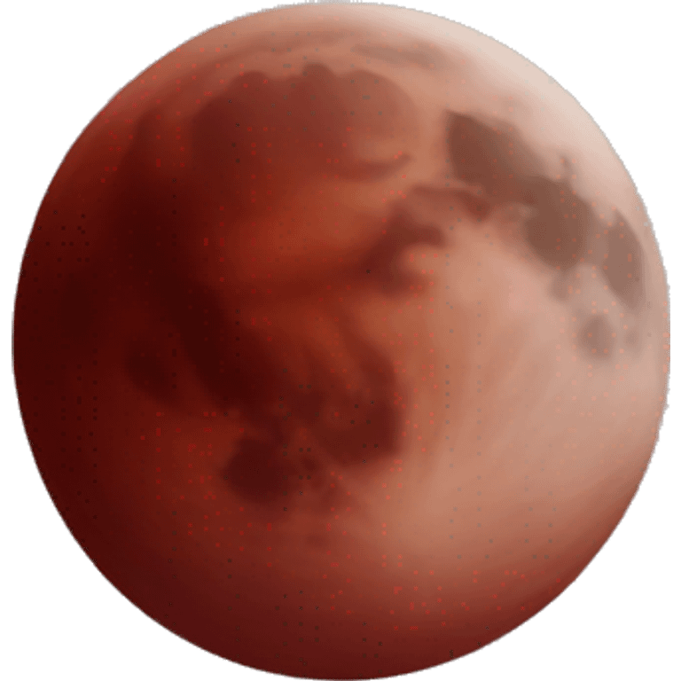 Blood moon  emoji