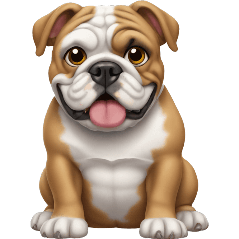 English bulldog  emoji