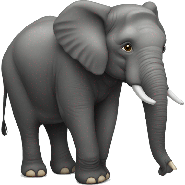 éléphant avec la tête de mbapé emoji