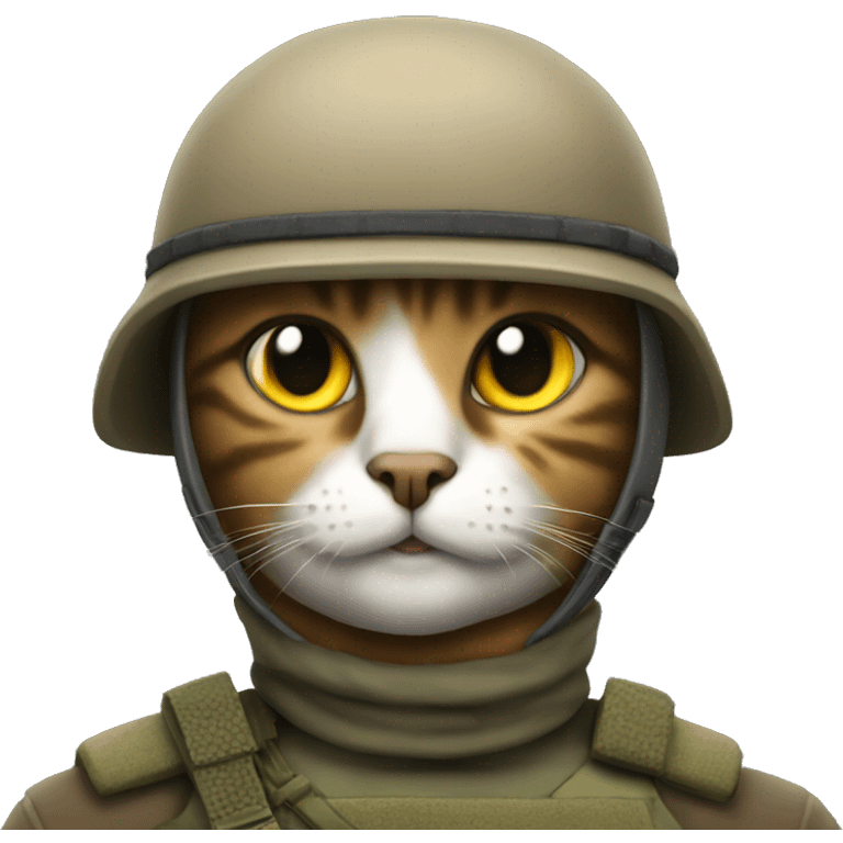 cat soldier  emoji