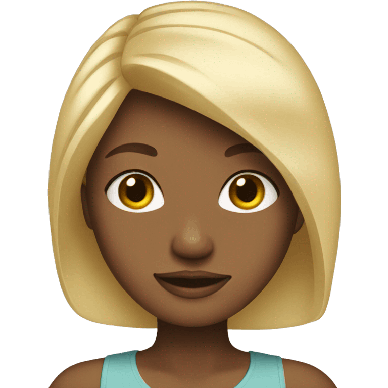 Blonde girl emoji