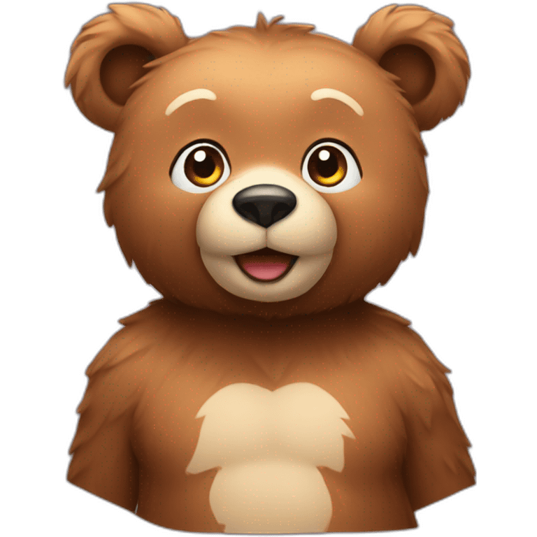 Pretty bear emoji