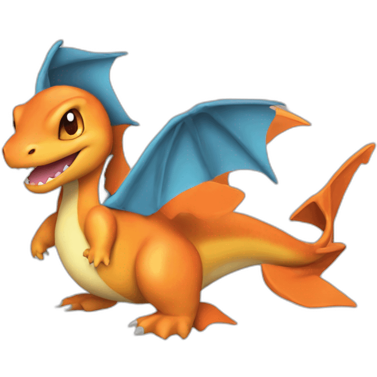 Charizard as a fish emoji