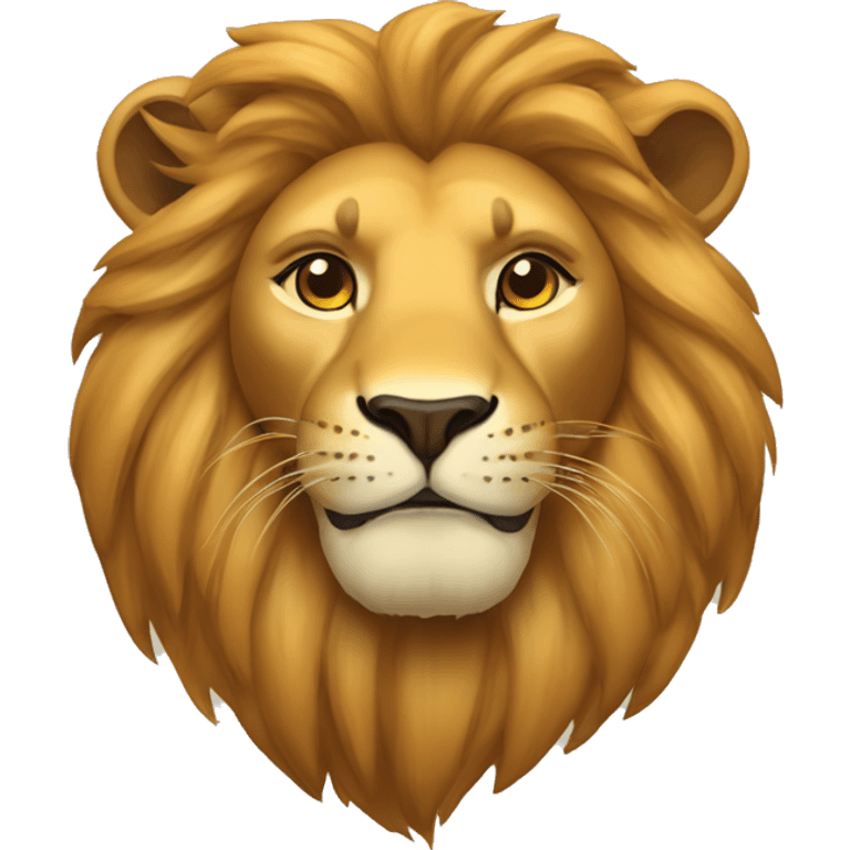 Un lion sur une lionne emoji