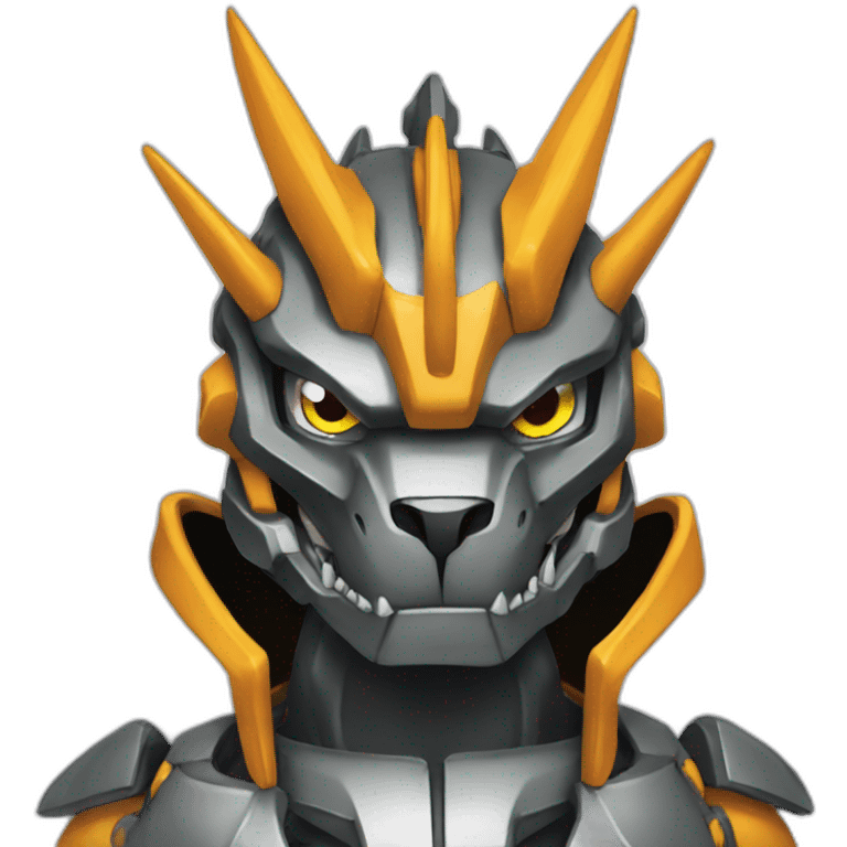 metal greymon digimon emoji