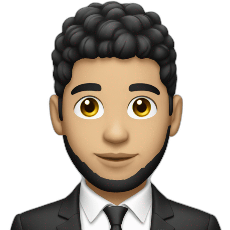 anuel dressed in a suit emoji