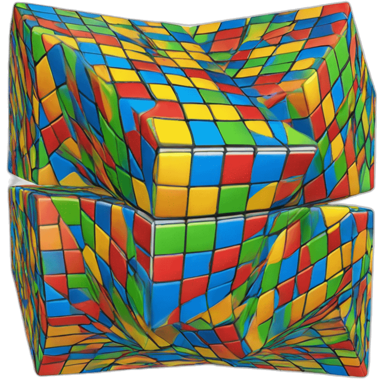 rubik’s cube 3x3x3 emoji