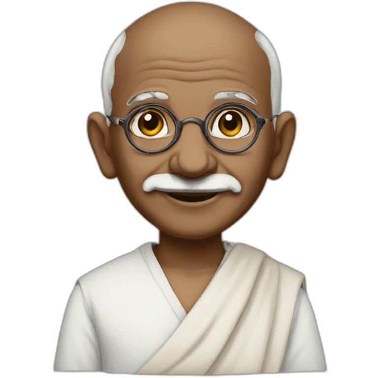 gandhi emoji