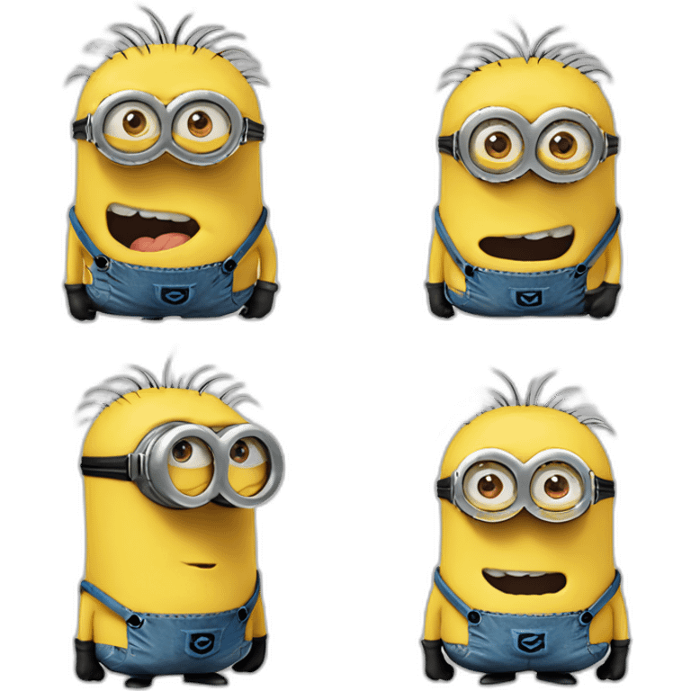 Minions qui tire la langue emoji