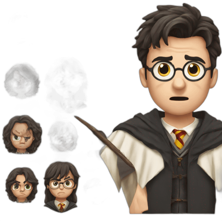 angry harry potter emoji