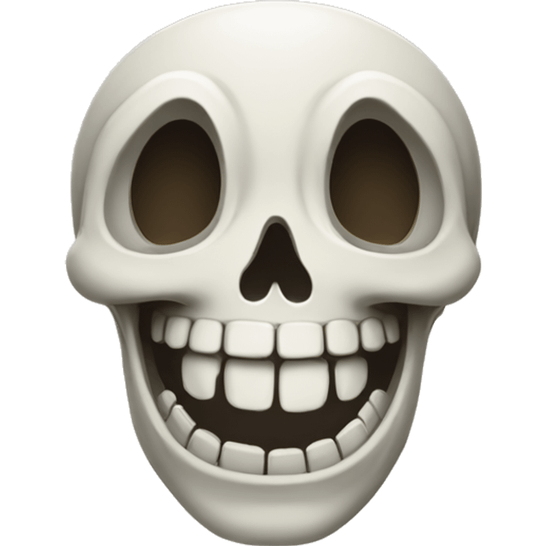 Laughing skull emoji