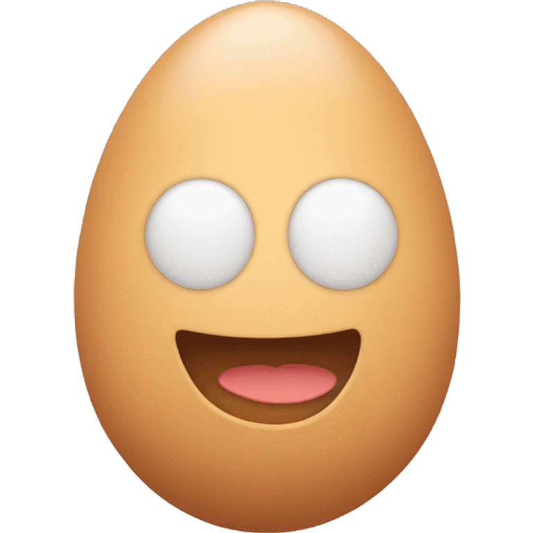 Egg with hands up emoji