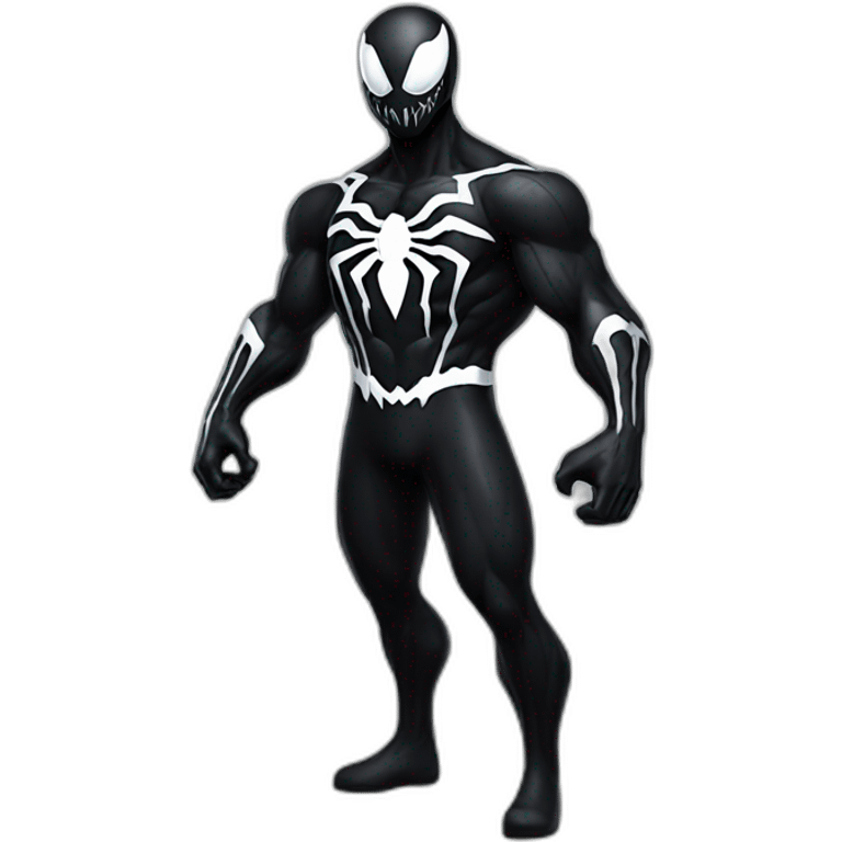 Spider-Man Venom black suit emoji