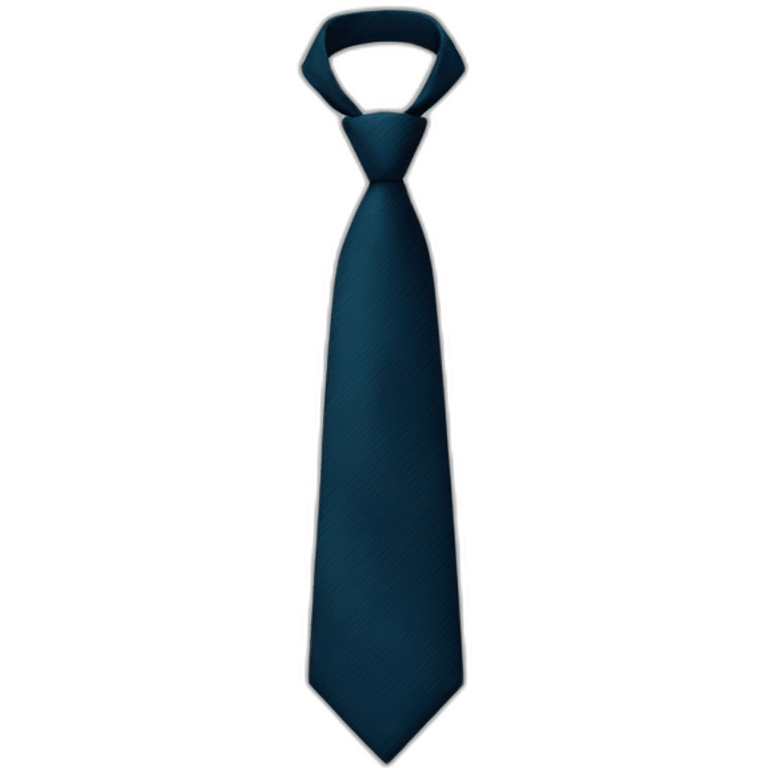 Clip on necktie emoji