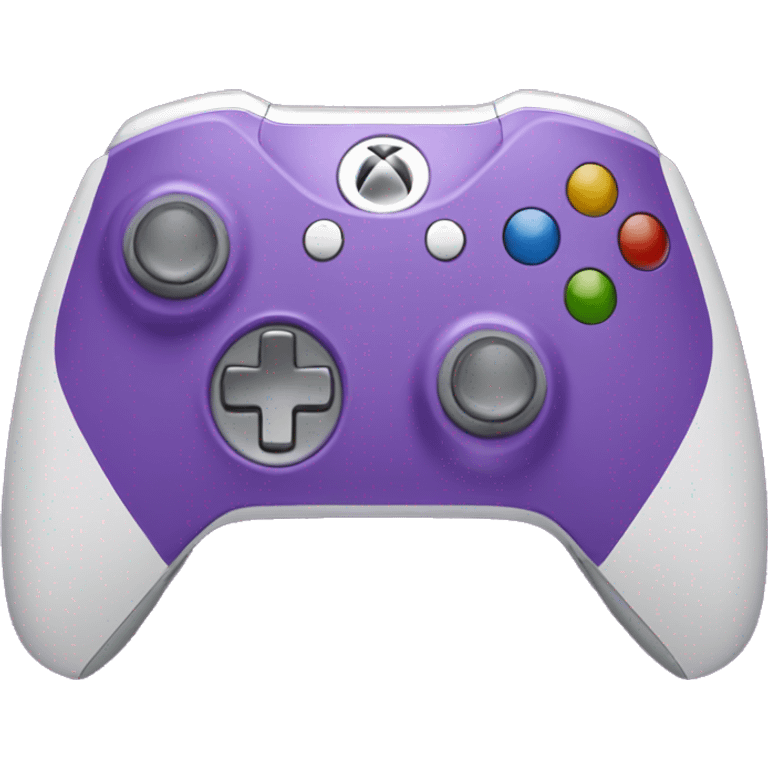 Purple Xbox controller  emoji