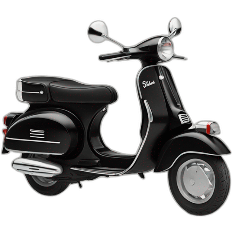 vespa sprint 1968 black emoji