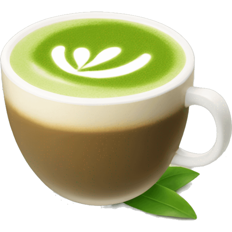 Matcha latte emoji