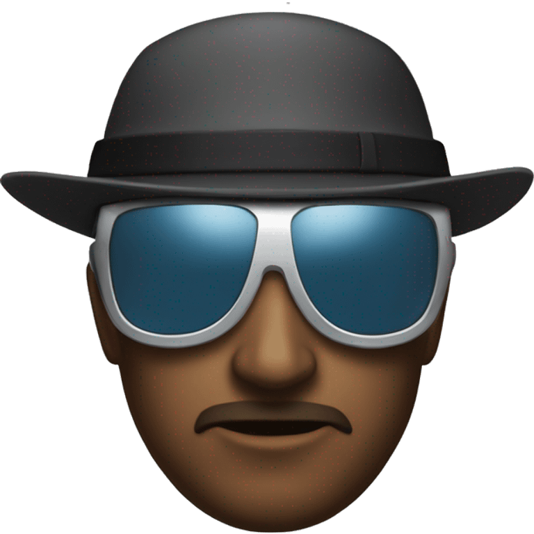 Casque de f sur le style mafia emoji