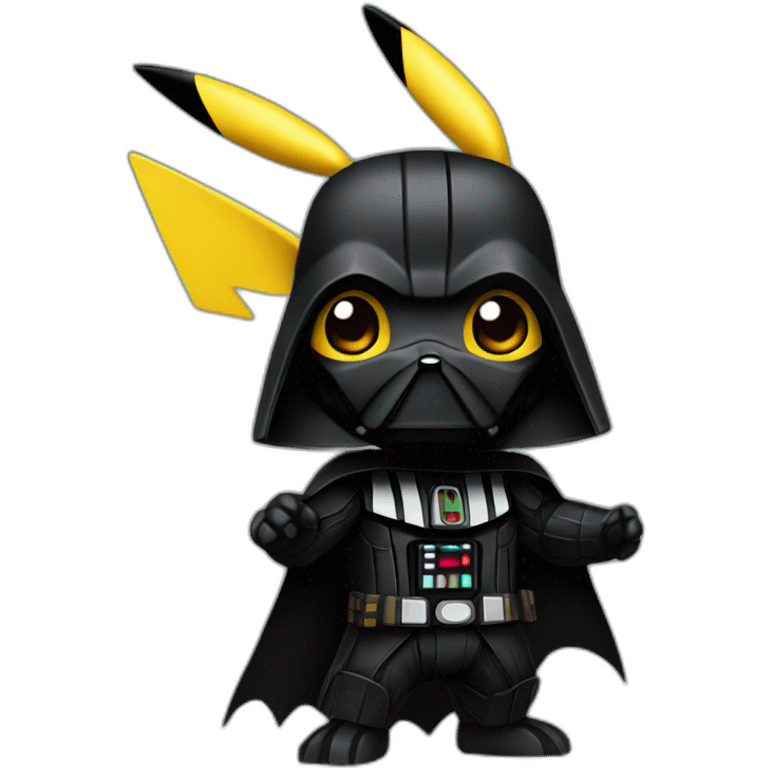 Dark vador Pikachu  emoji