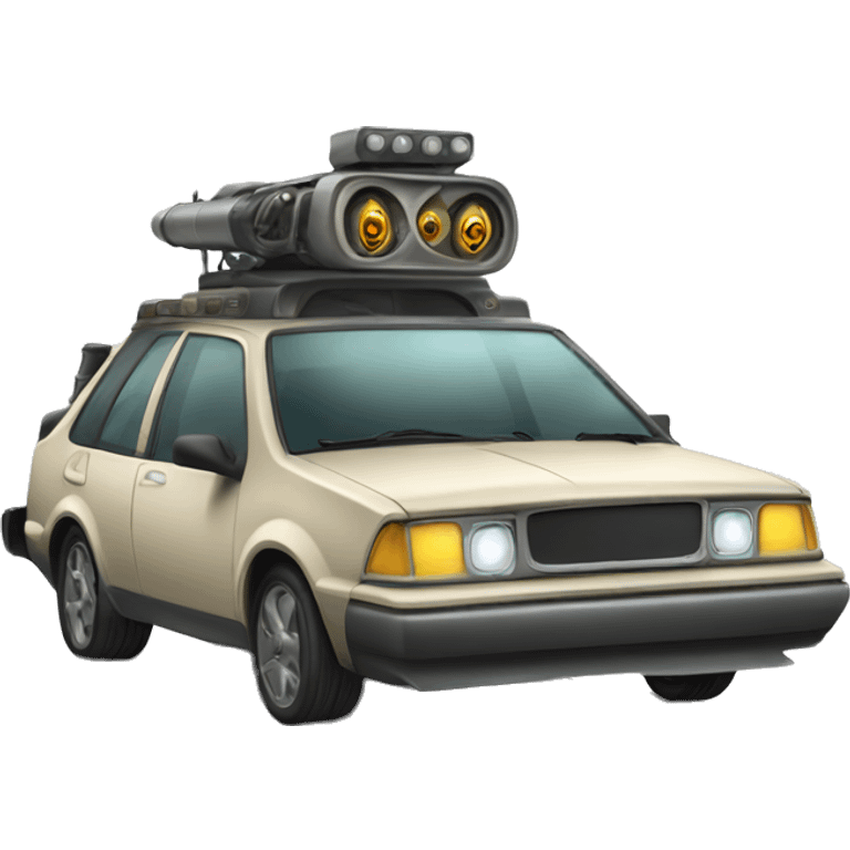 Time Machine car emoji