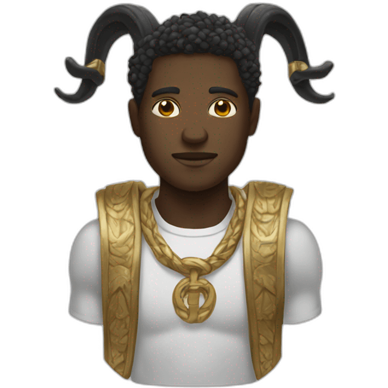 Black Hermes God Icon emoji