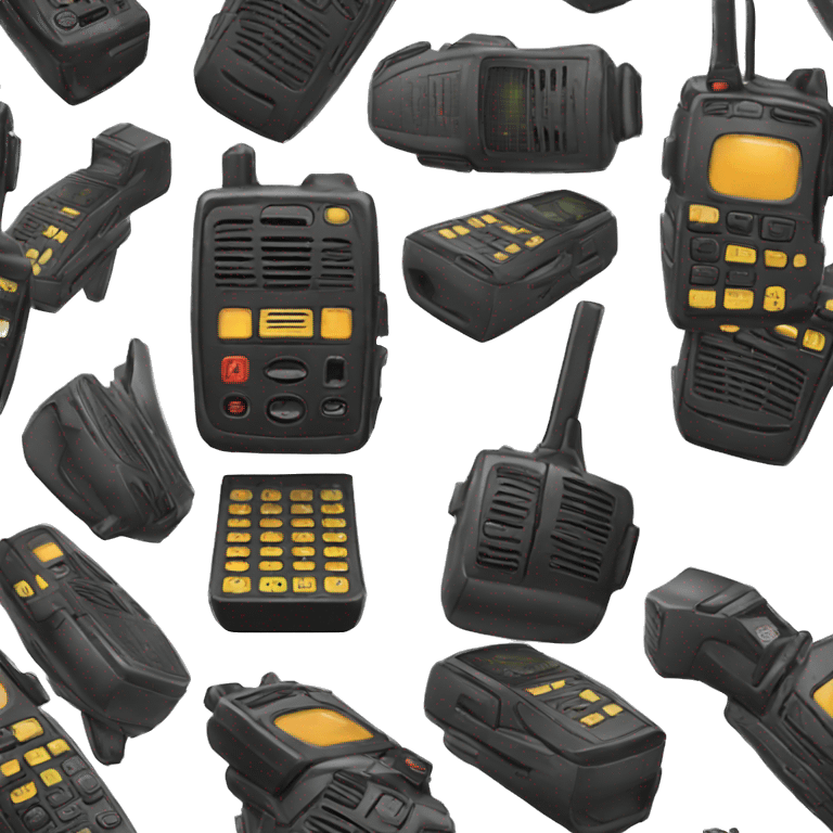 80's Walkie talkie emoji