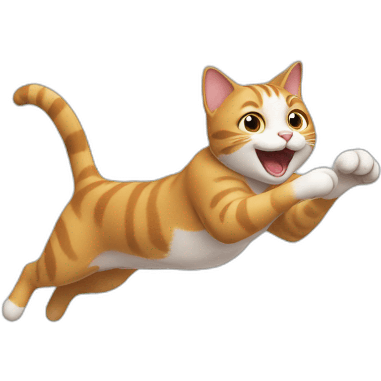 cat jumping emoji