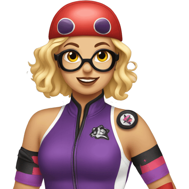 Roller derby girl  emoji