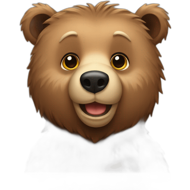 baby grizzly bear emoji